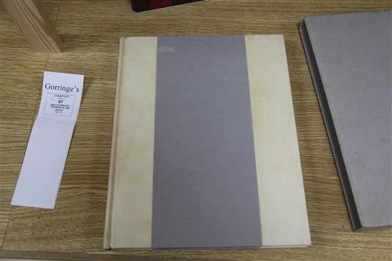 Bible in English - The Book of Job, one of 110, illustrated by Frank Brangwyn, 4to, half vellum gilt, with slip case,